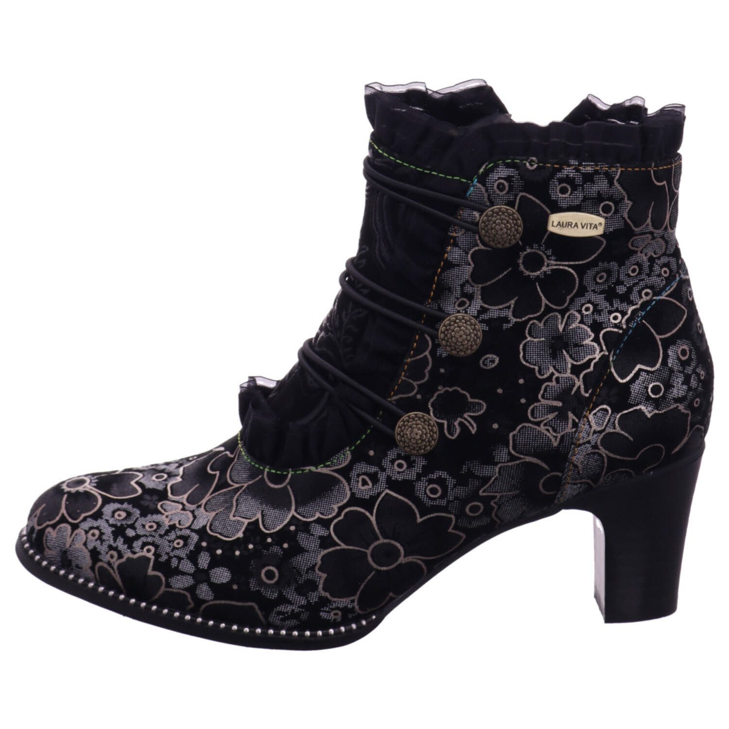 LAURA VITA 0006337-noir Schnürstiefelette günstig online kaufen