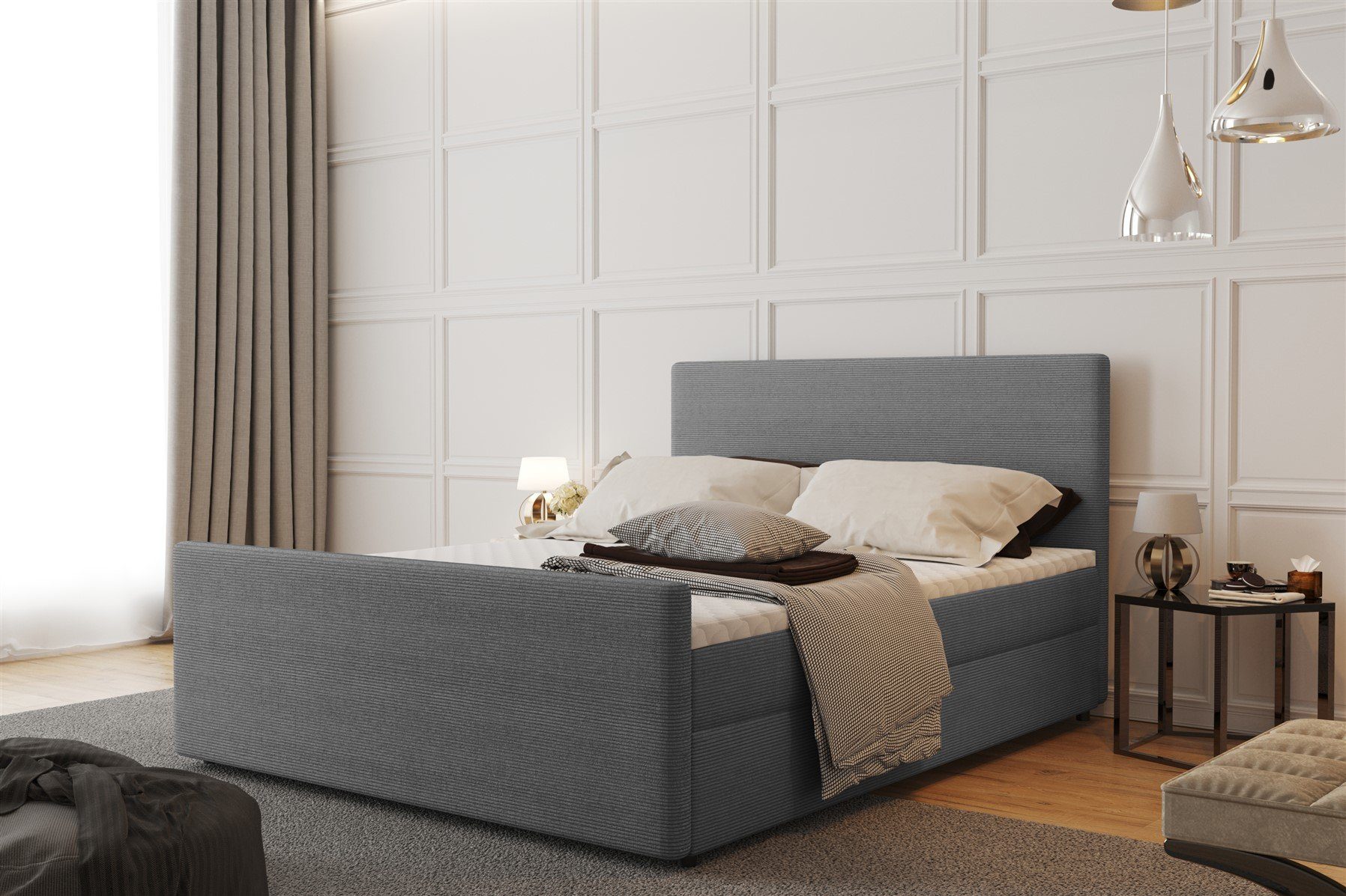 Fun Möbel Boxbett Schlafzimmerbett CARO in günstig online kaufen