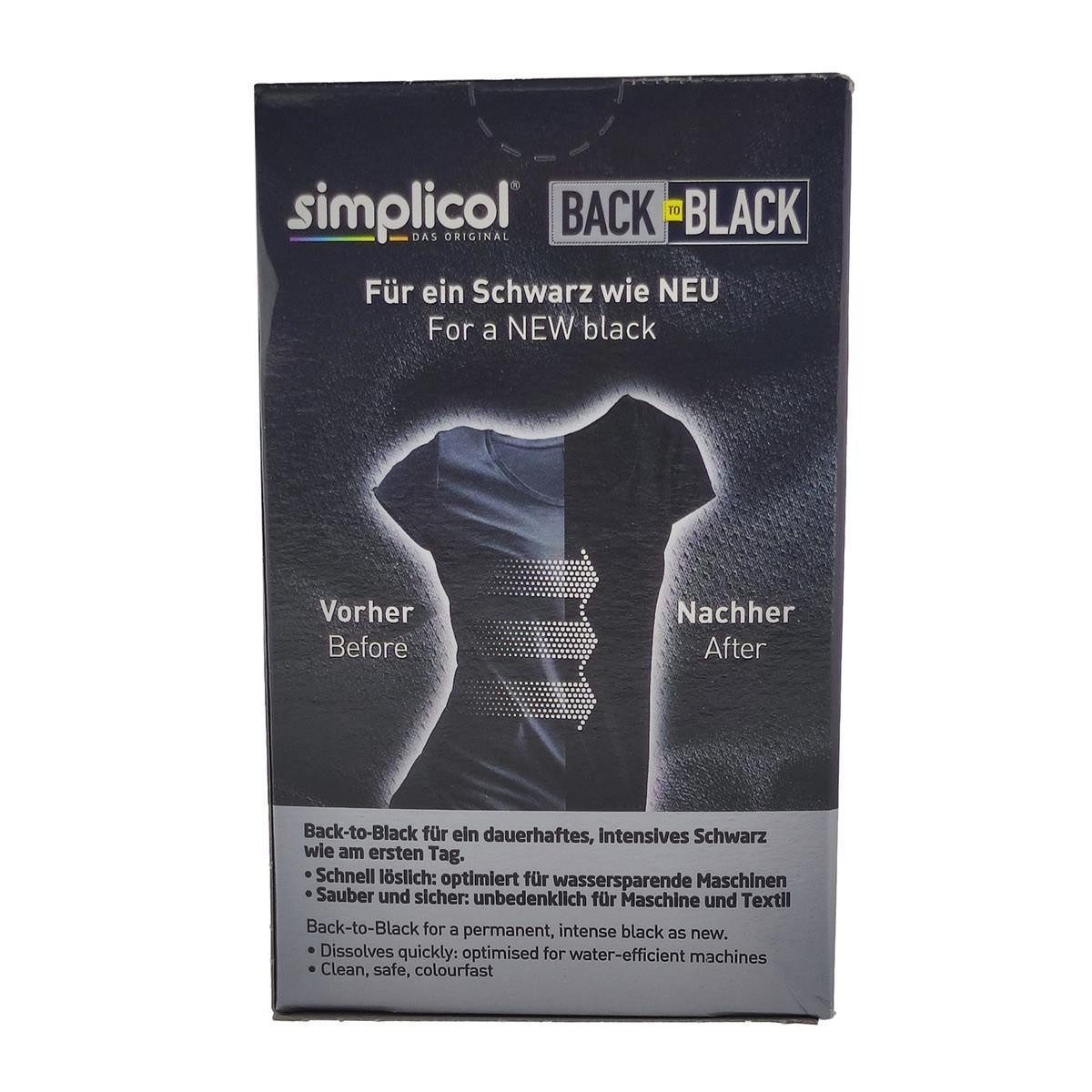 HEITMANN Textilfarbe Textilfarbe Schwarz 400g für Kleidung Farberneuerung, Textilfarbe Farbauffrischung Textilfärbemittel Farbmischung