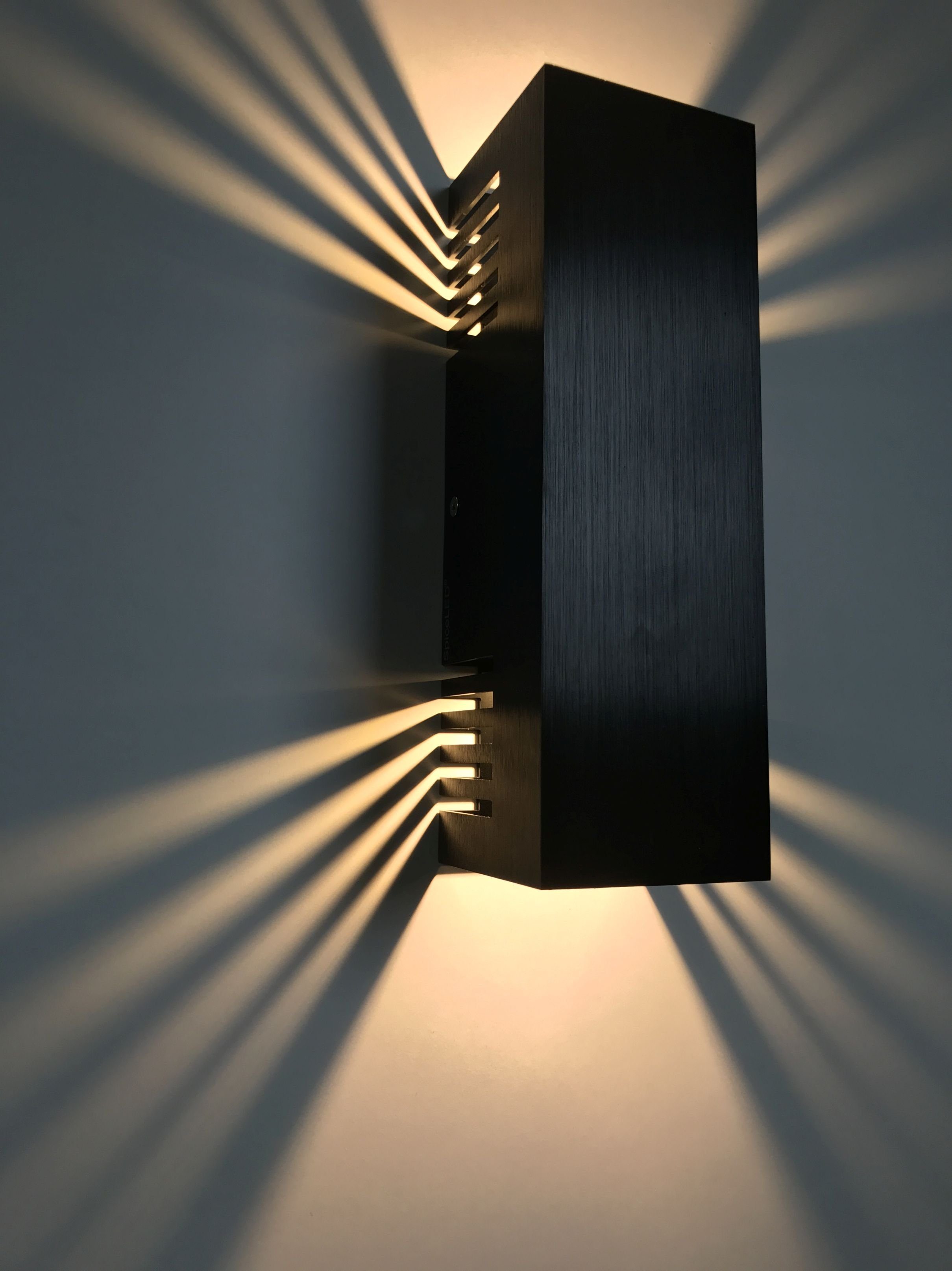 SpiceLED LED Wandleuchte Black Edition, Warmweiß günstig online kaufen