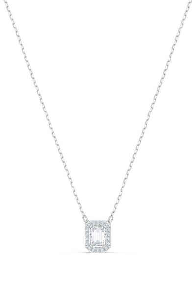 Swarovski Kette mit Anhänger Millenia, Octagon-Schliff, 5598421, 5599177, 5614926, 5614933, mit Swarovski® Kristall, Zirkonia (synth)