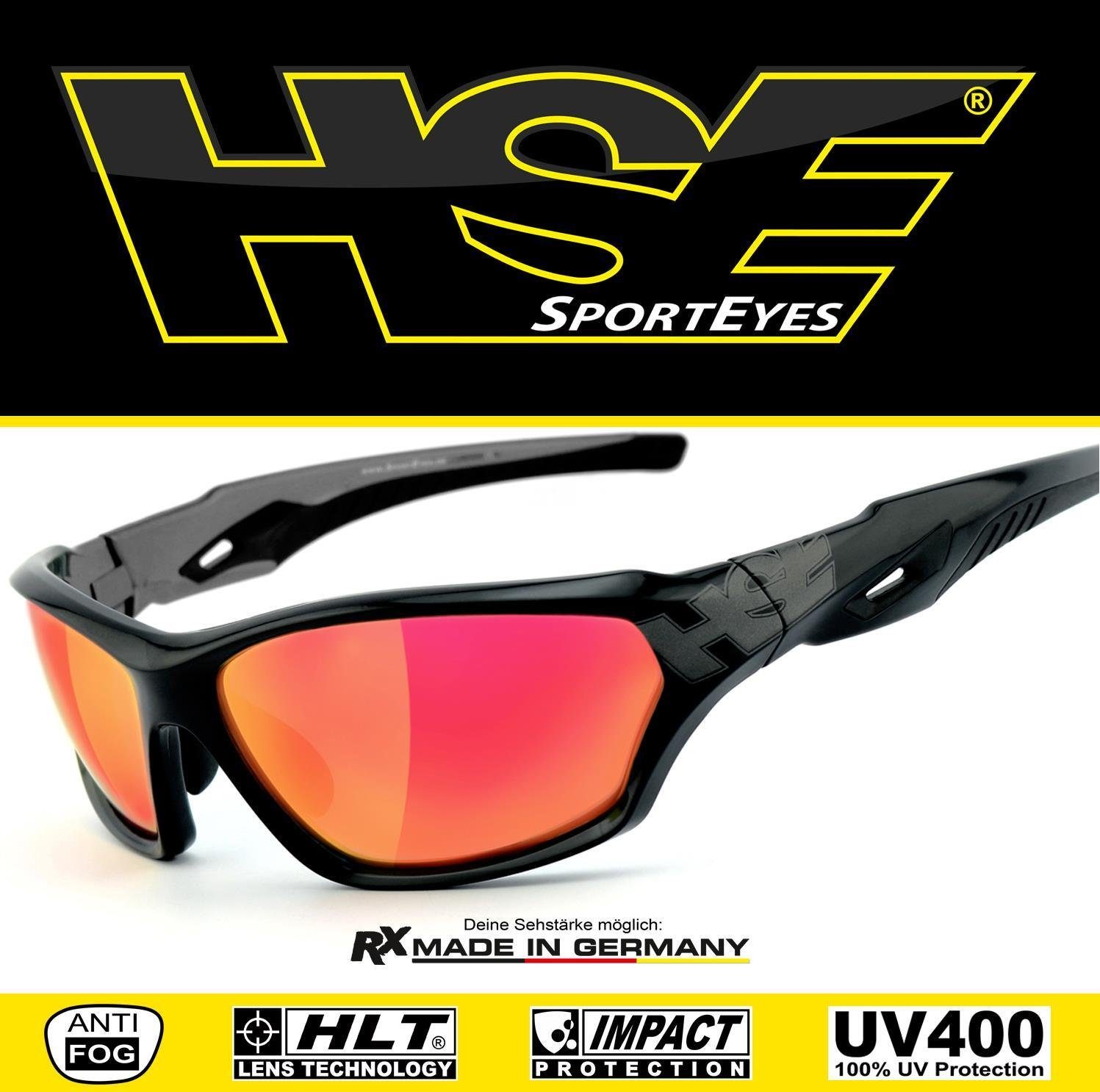 HSE SportEyes Kunststoff-Sicherheitsglas - 2093bs, durch Sportbrille Steinschlagbeständig