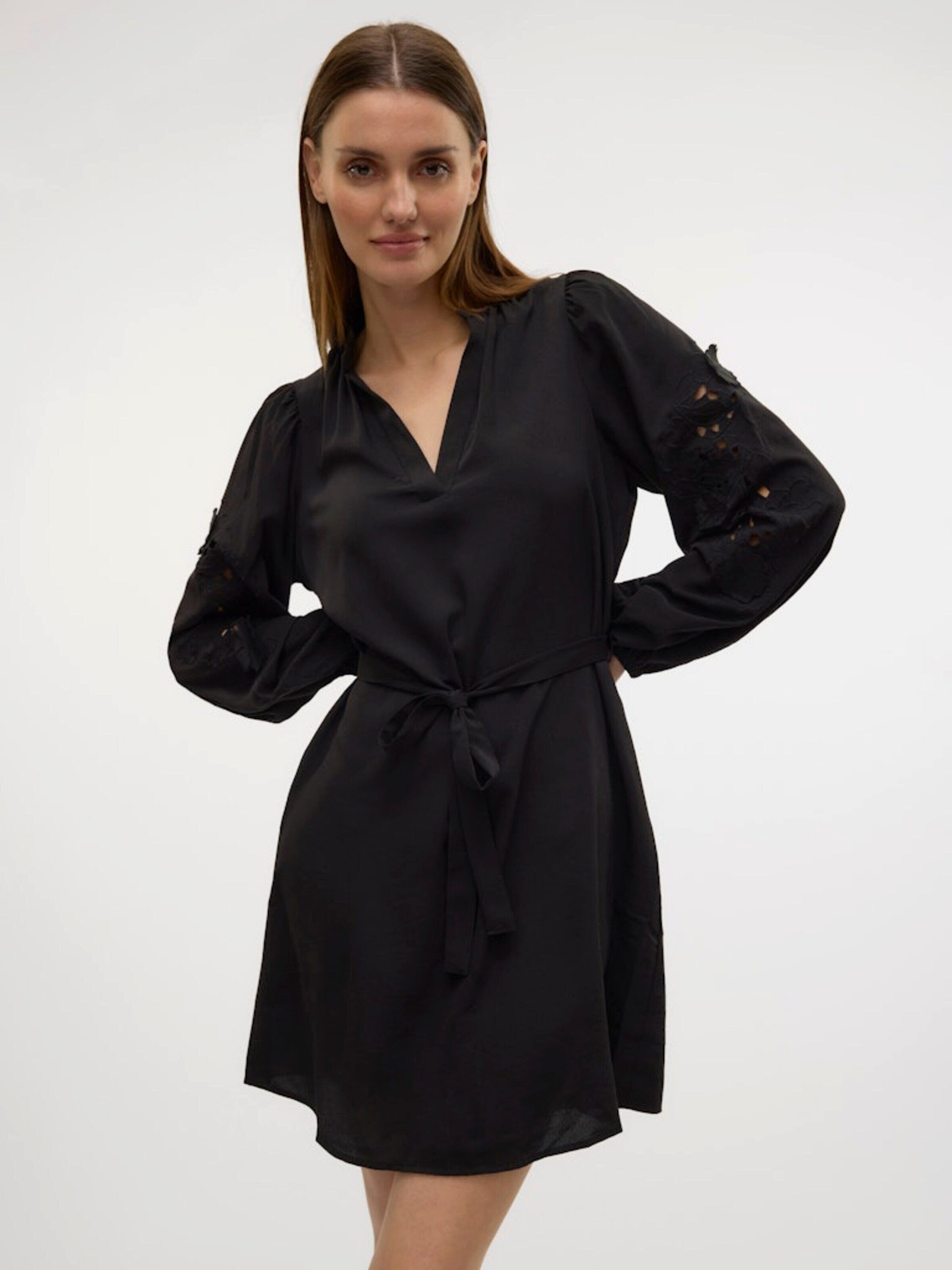 Vero Moda Midikleid VMJOSEFINE (1-tlg) Drapiert/gerafft