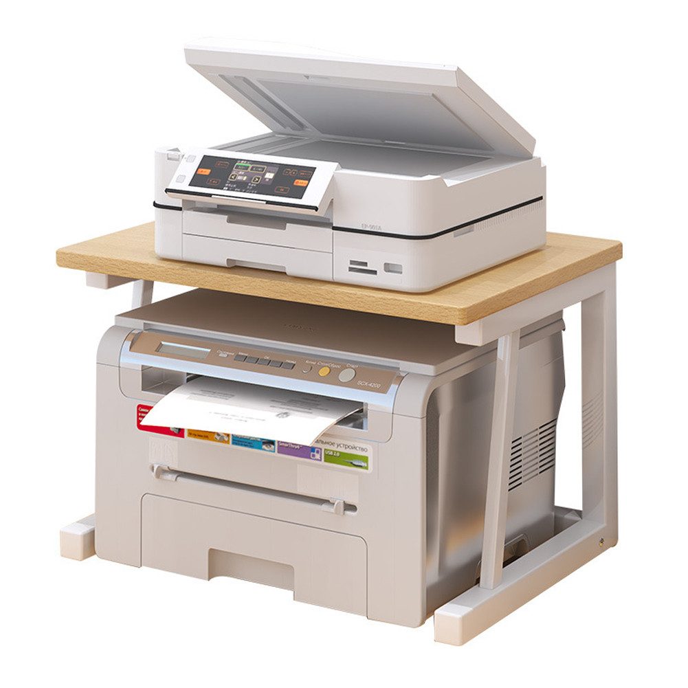 GarveeMore Schreibtisch 2-Tier Holz Desktop Drucker Stand Drucker Schreibti günstig online kaufen