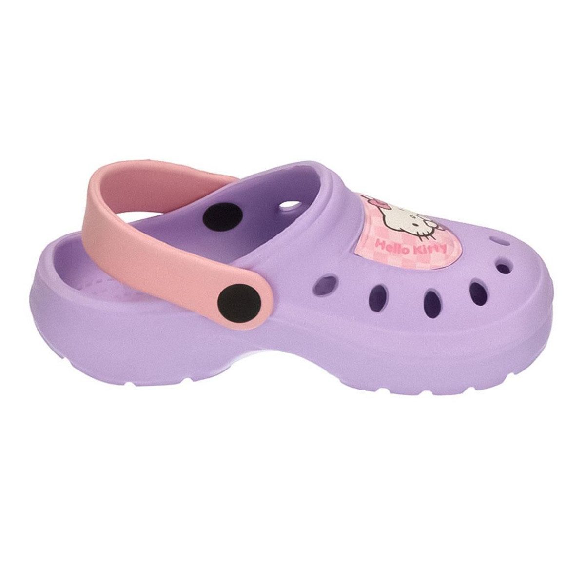 Hello Kitty Kinder Badeschuhe wassergeeignet und leicht für Urlaub und Schwimmbad Clog (Set) – Bild 2 von 5