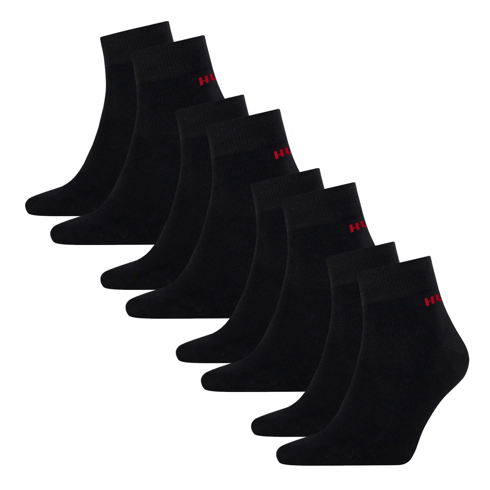 HUGO Kurzsocken SH Logo CC (4-Paar) mit Logo-Detail günstig online kaufen