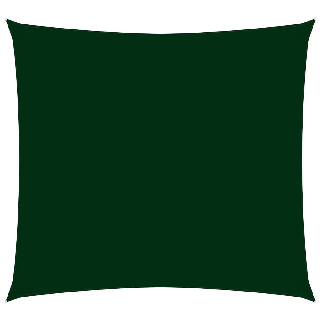 furnicato Sonnensegel Oxford-Gewebe Quadratisch 2,5x2,5 m Dunkelgrün, (1-tlg)