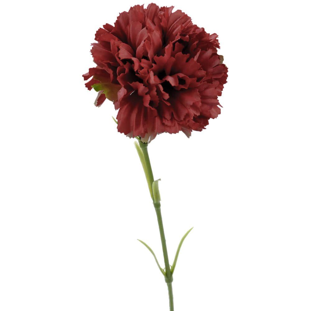 Kunstblume Nelken künstlich Blumen 1 Stk ca 52 cm rot Nelken, matches21 HOM günstig online kaufen