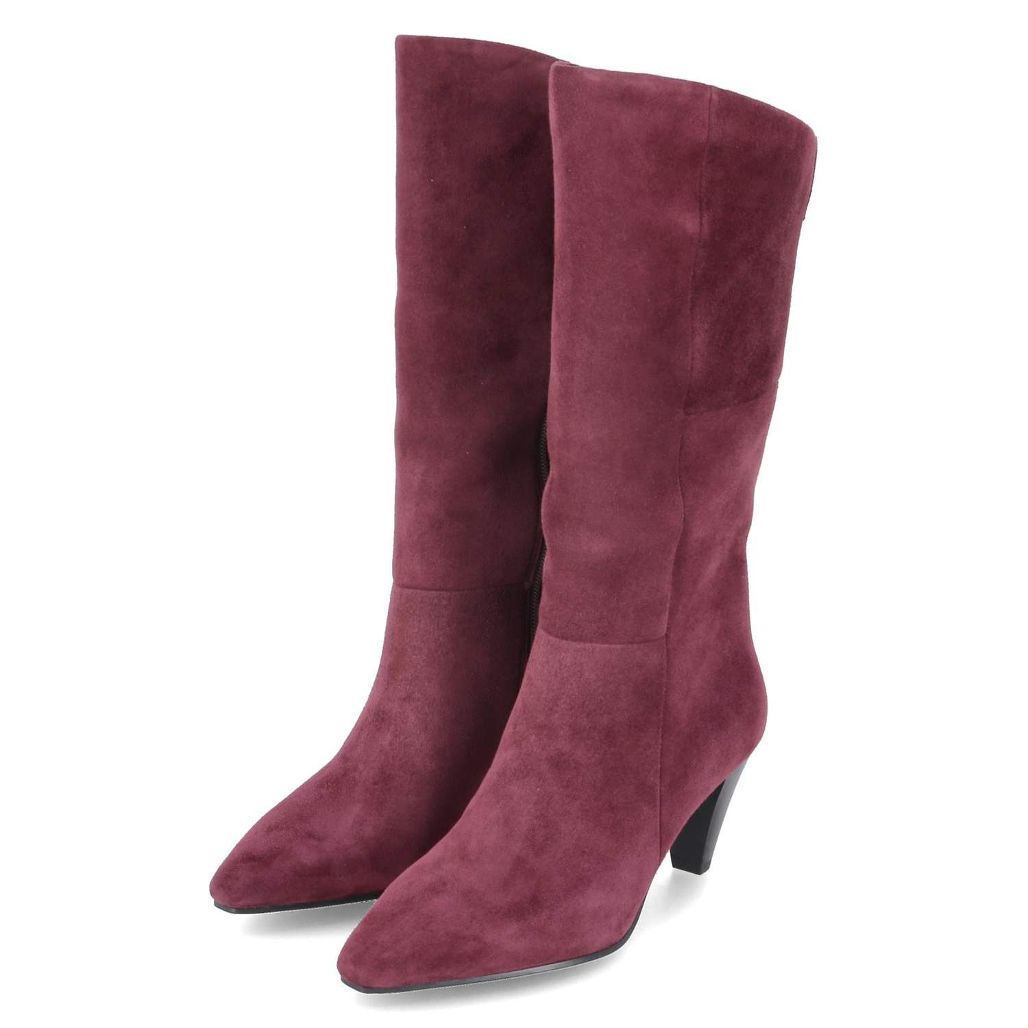 Tamaris Tamaris 1-25384-45-537 Damen Rauleder rot Schlupfstiefel