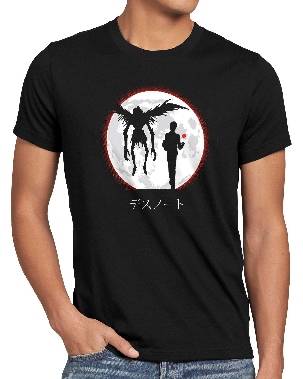 style3 T-Shirt death note deathnote light yagami ryuk shinigami l kira misa amane