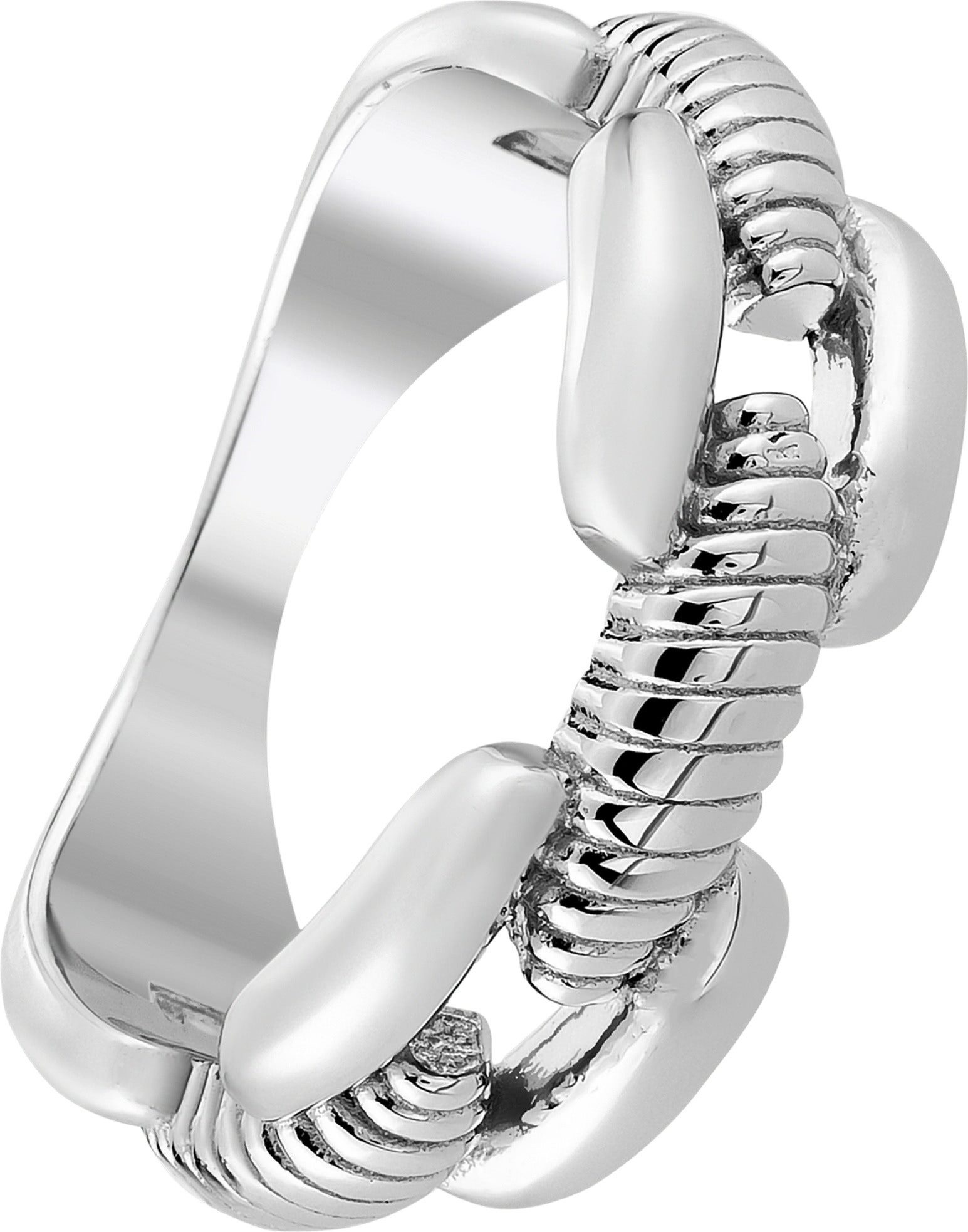 Balia Silberring Balia Damen massiv Ring aus 925 Silber (Fingerring), Damen Ring Kette, 56 (17,8), Silber 925, Farbe: silber