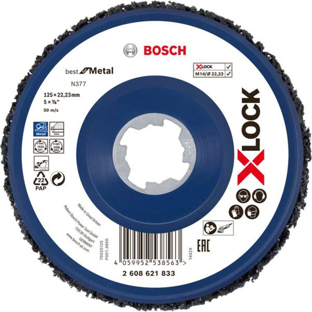 Schleifscheibe Bosch Accessories 2608621833 Polierscheibe Durchmesser 125 mm 1 St.