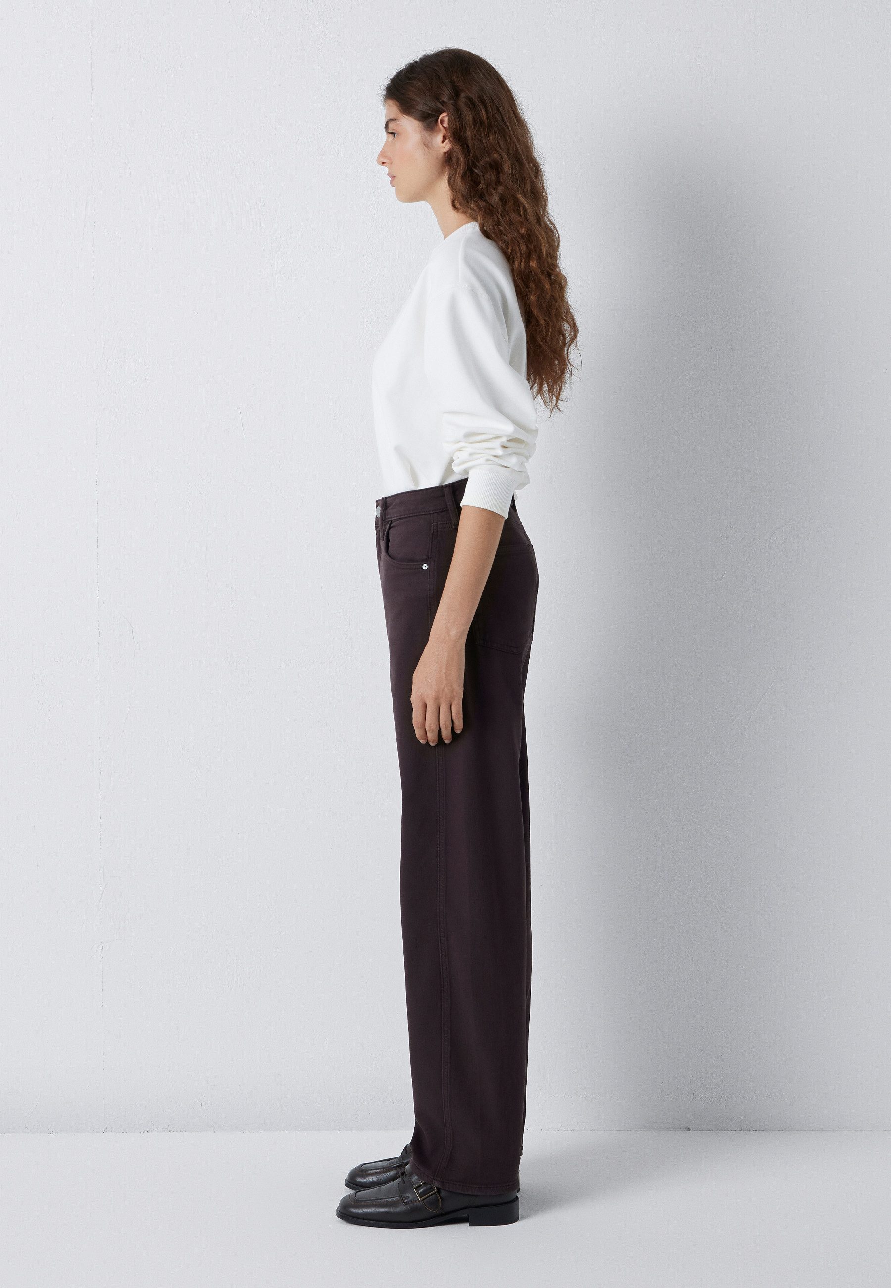 Mavi Weite Jeans LEILA W/Cut Baggy Jeans