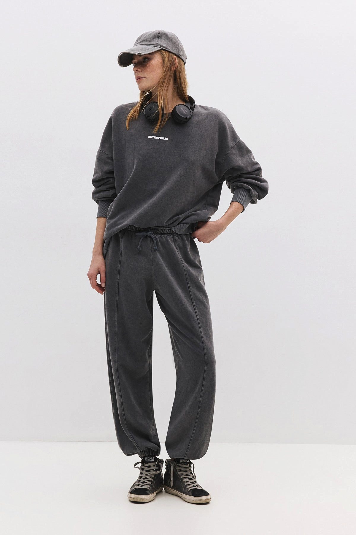 No Matter What Sweatponcho Ballonhose aus Baumwolle günstig online kaufen