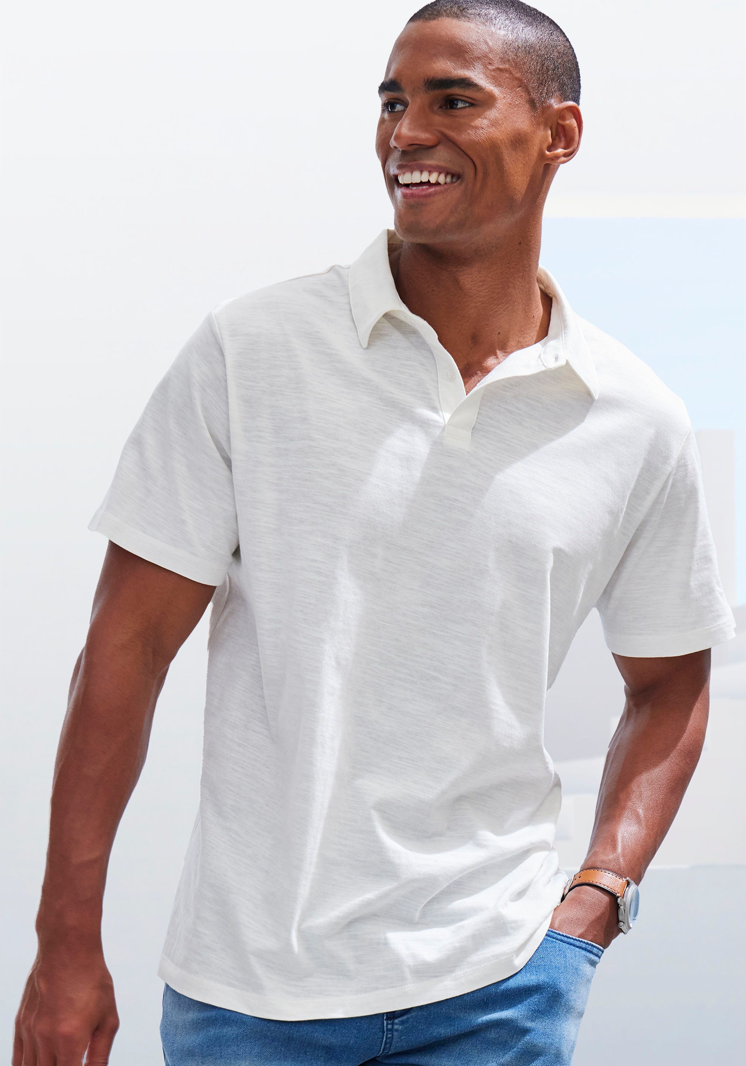 John Devin Poloshirt aus besonderer slub-yarn Qualität