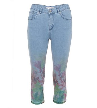 Edwina Eidtmann Caprijeans Print-Hose mit Blümchen-Design