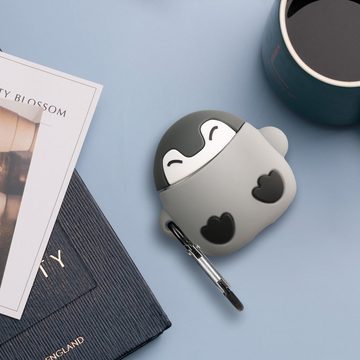 kwmobile Kopfhörer-Schutzhülle Hülle für Apple Airpods 1 & 2 Kopfhörer, Silikon Schutzhülle Etui Case Cover Schoner