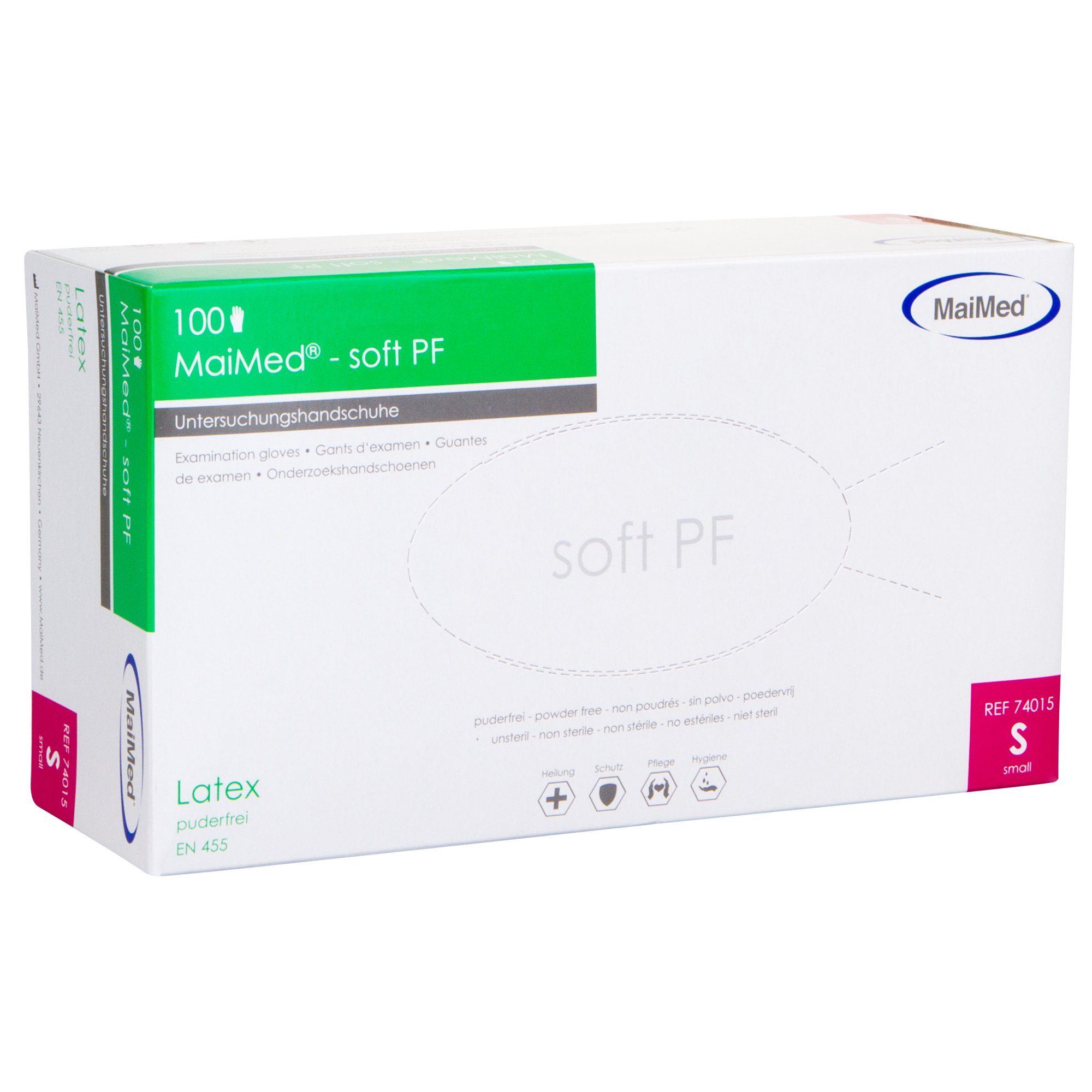 Einweghandschuhe soft PF unsteril 100 Latex Einweghandschuhe puderfrei