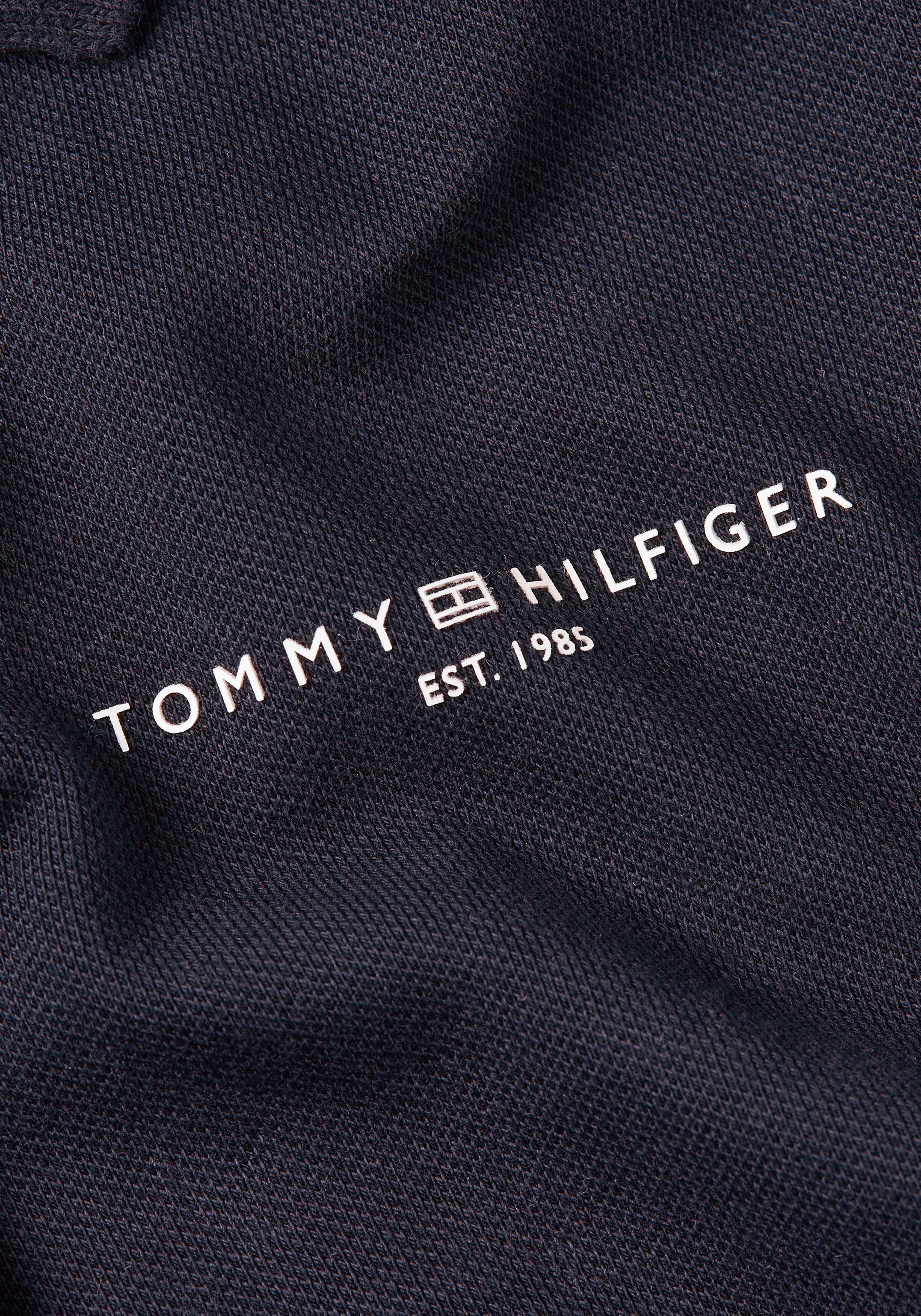 Tommy Hilfiger Poloshirt SLIM LOGO MINI CORP Desert_Sky Logostickerei POLO SS mit