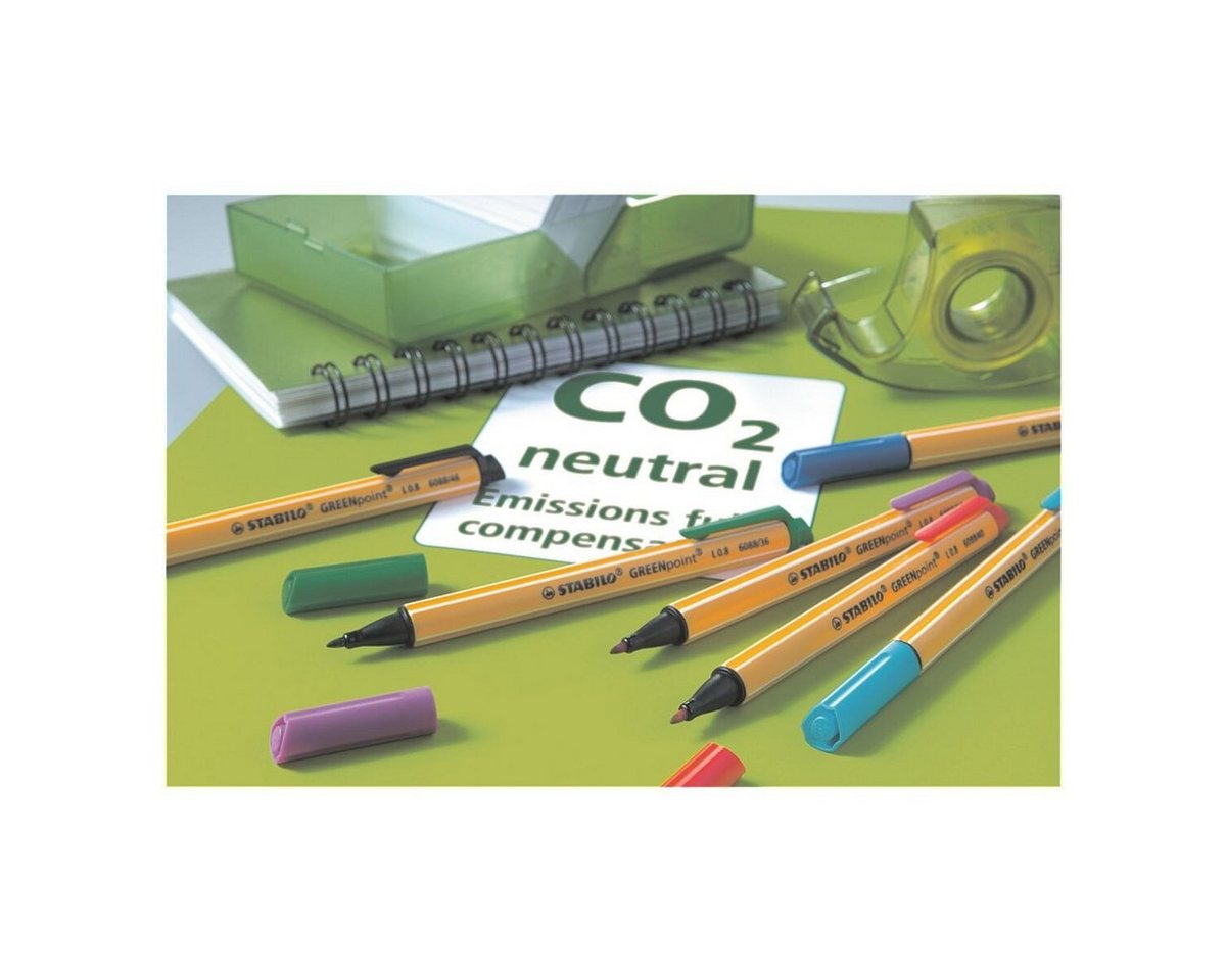 Thumbnail - STABILO Filzstift Greenpoint, (1-tlg), der Umweltfreundliche