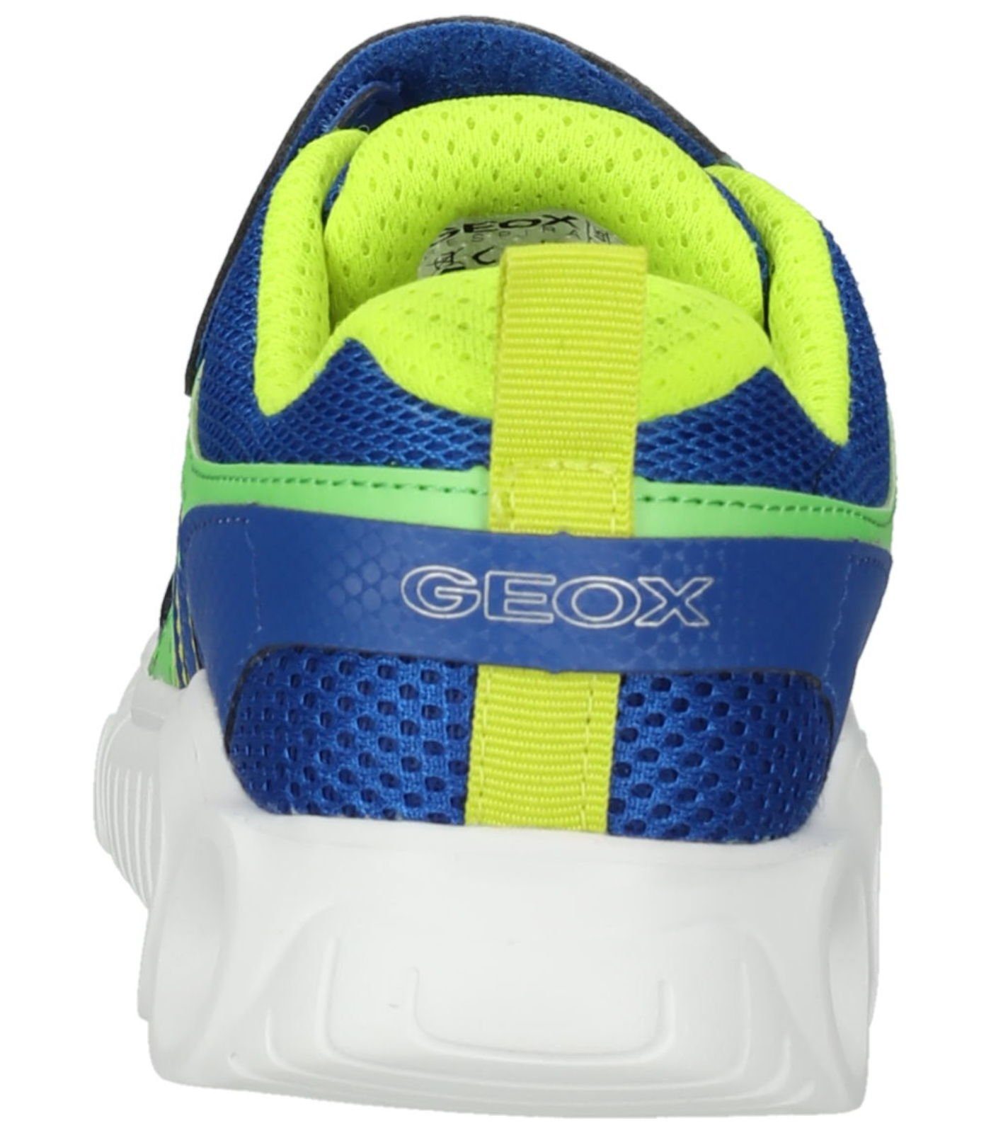 Sneaker Blau (ROYAL/LIME) Sneaker Geox Lederimitat/Textil