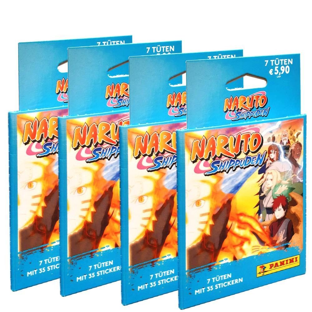 Naruto Sammelkarte Naruto Shippuden (2023) - Sammelsticker - 5 Blister