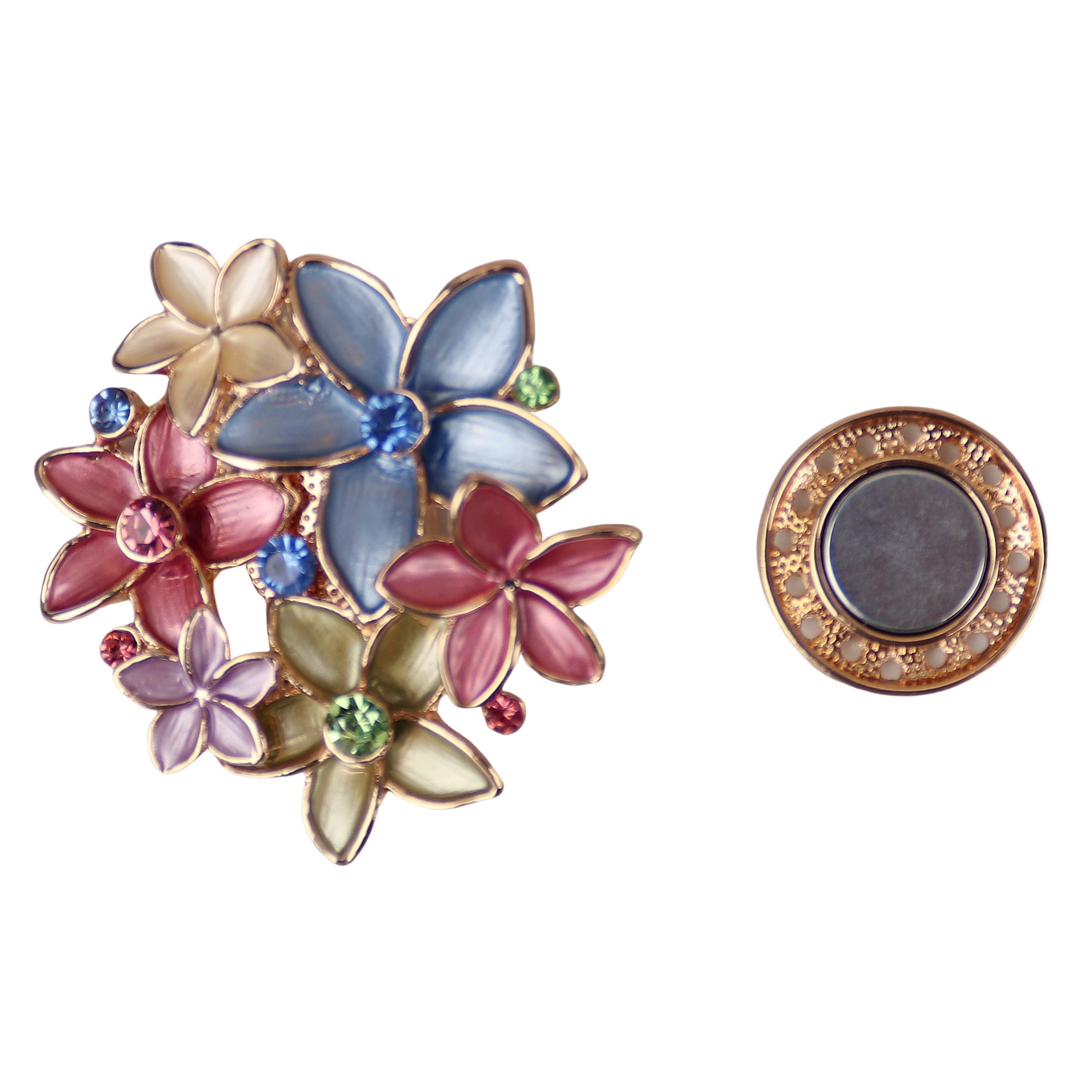 MIRROSI Brosche Magnetbrosche für Damen, Starker Magnetverschluss