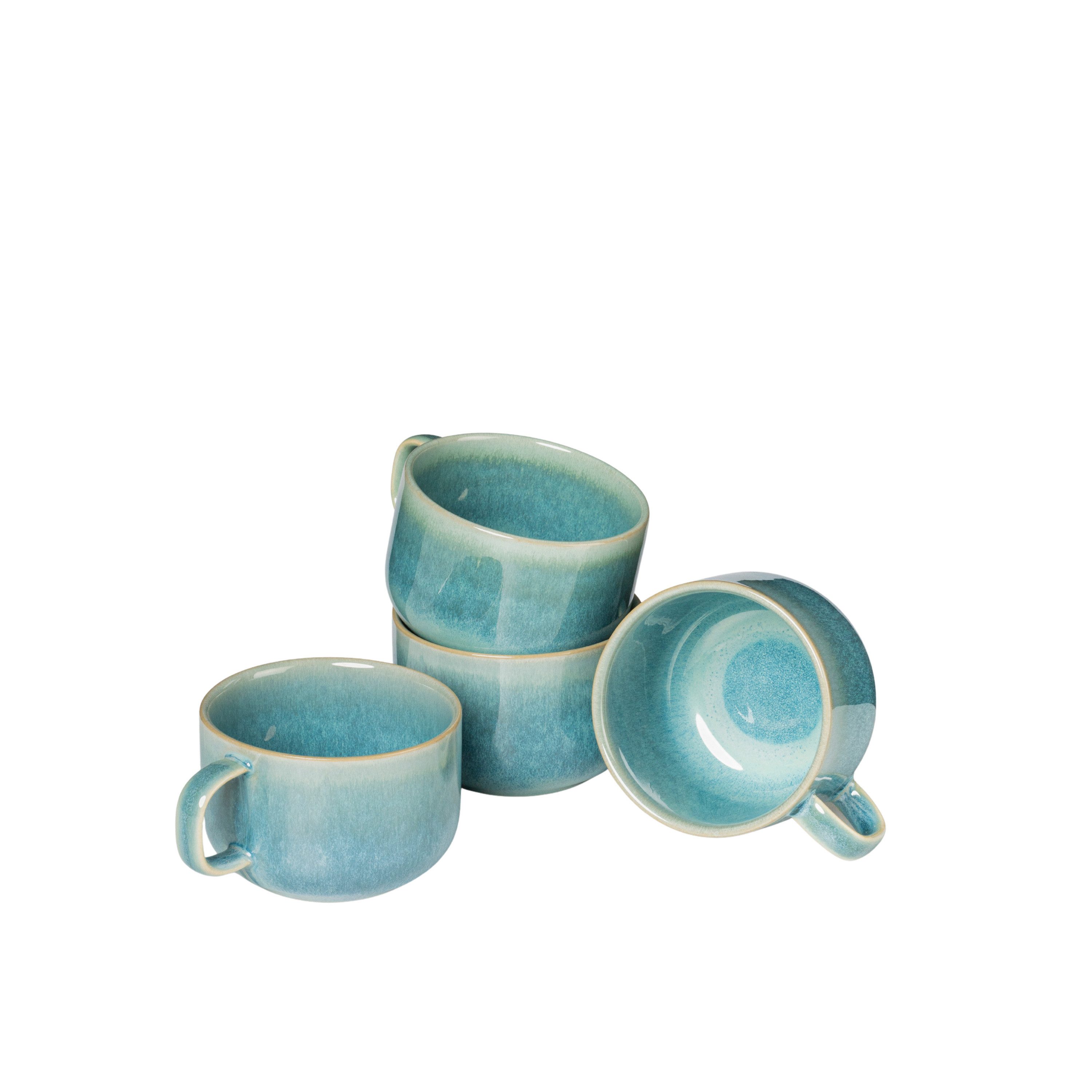 Gipfelstück Tasse TIEFER SEE, Steinzeug