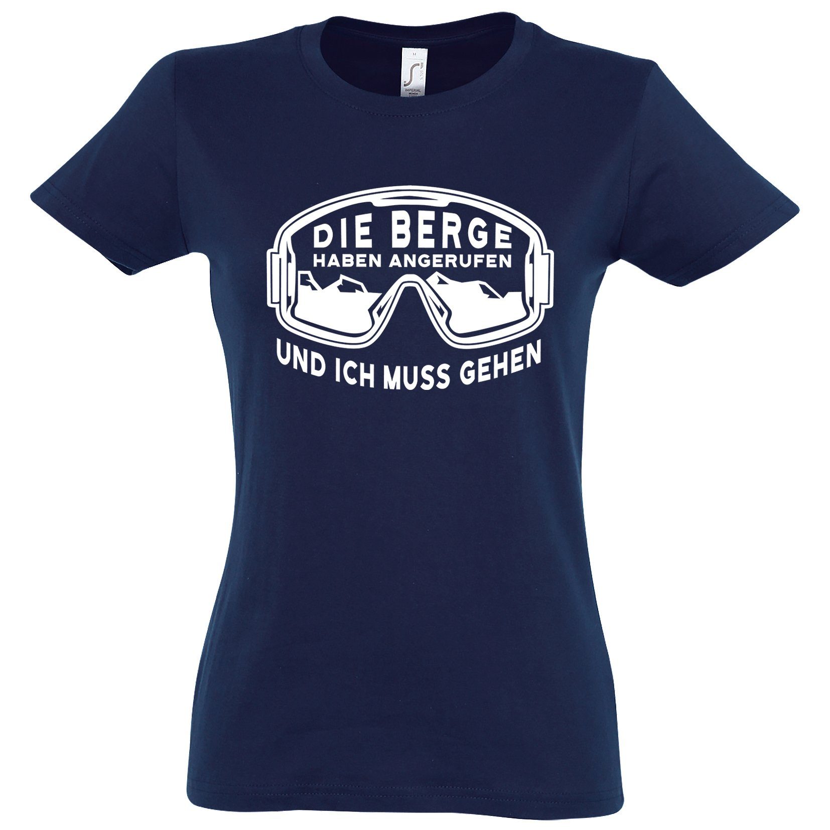 T-Shirt Ich Muss Zu Den Bergen Damen Shirt
