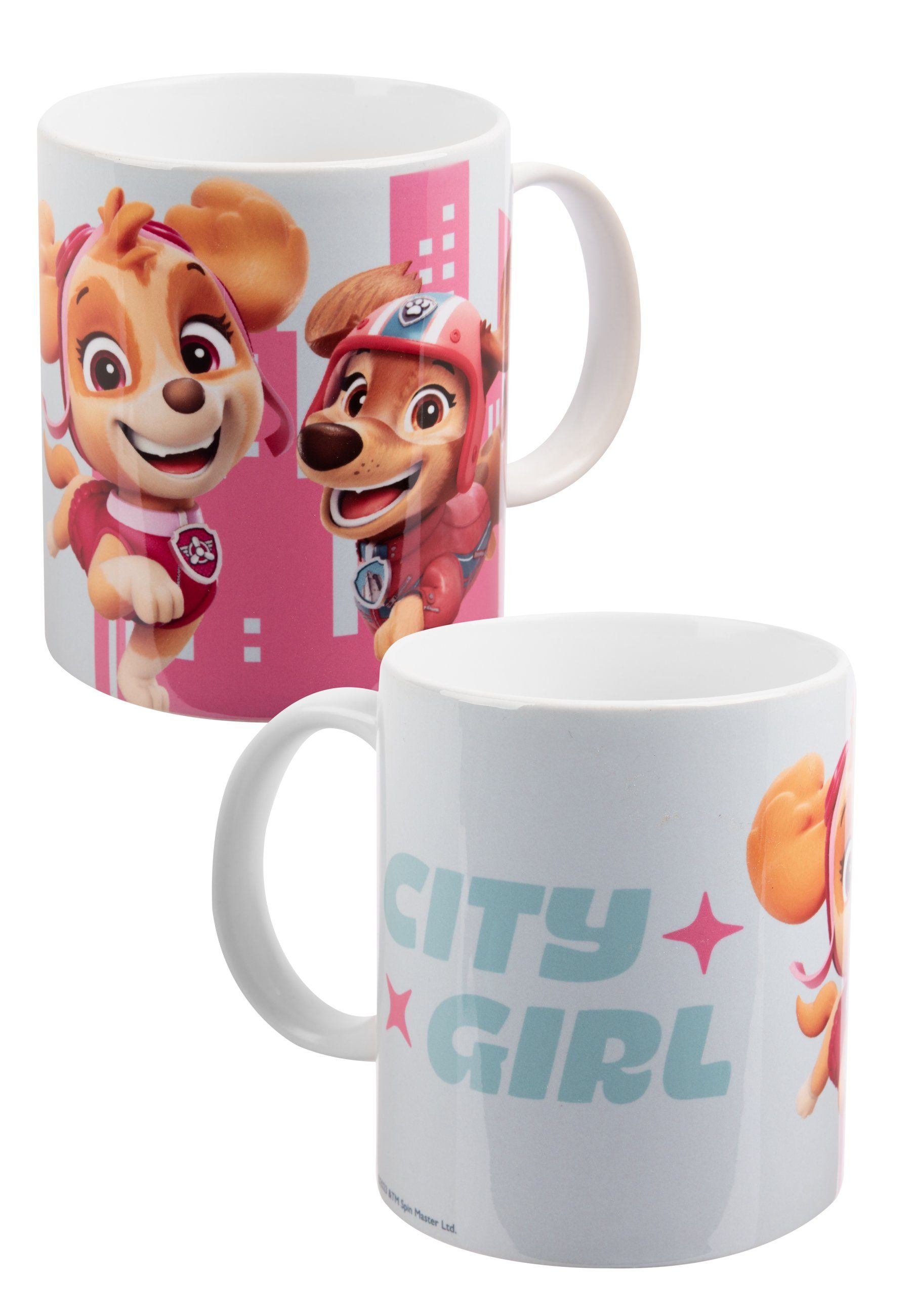 ml, Keramik Tasse Patrol Labels® United Paw Tasse - Kaffeetasse Keramik - City Girl 320 aus