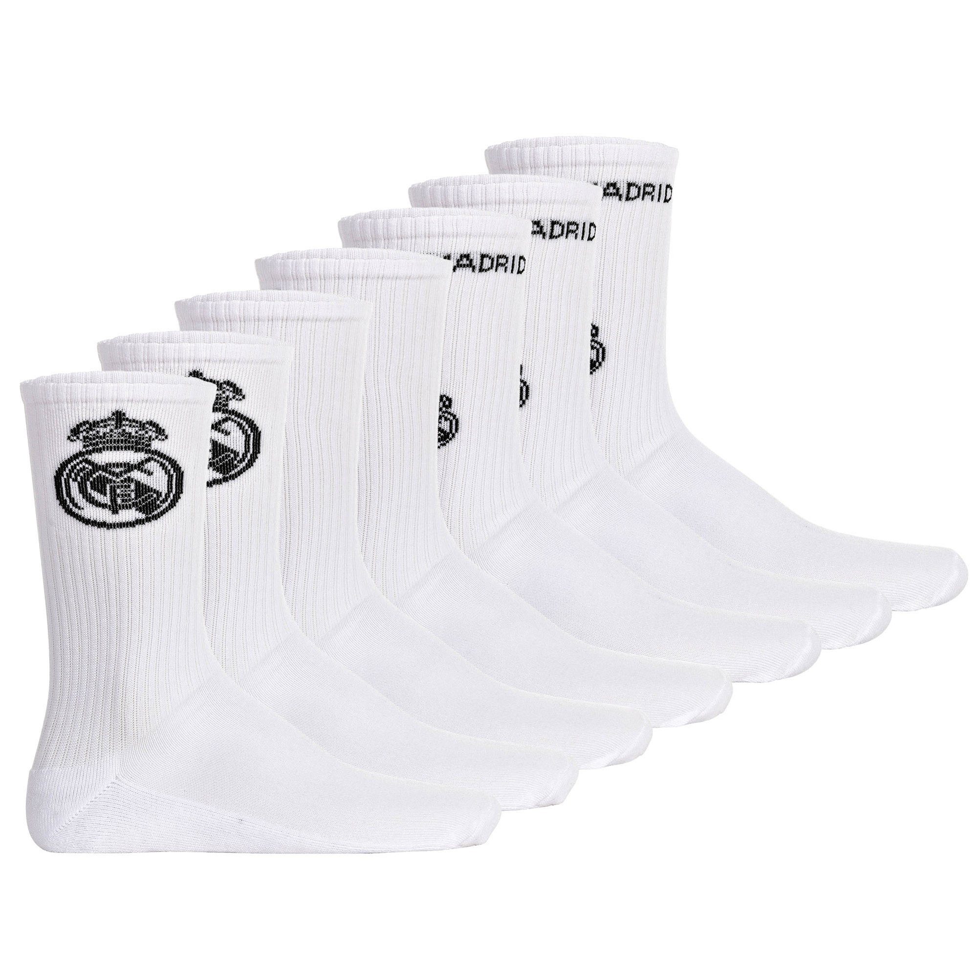 Real Madrid Kurzsocken Unisex Socken 7er Pack Baumwolle (Packung, 7er Pack)
