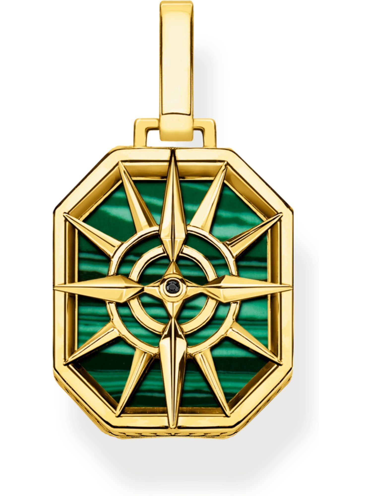 THOMAS SABO Kettenanhänger Thomas Sabo Unisex-Anhänger 925er Silber Zirkonia