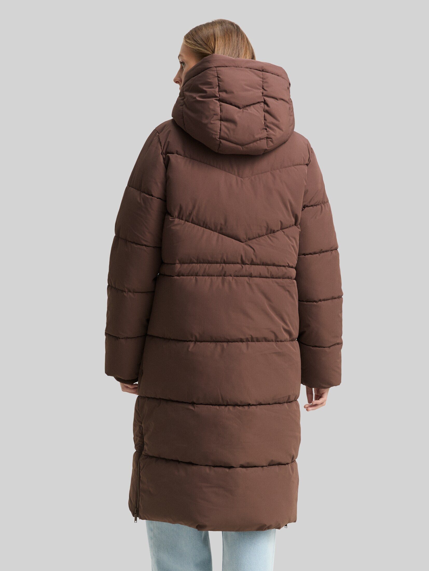 TOM TAILOR Denim Steppmantel Jacken Puffer-Mantel mit Kapuze