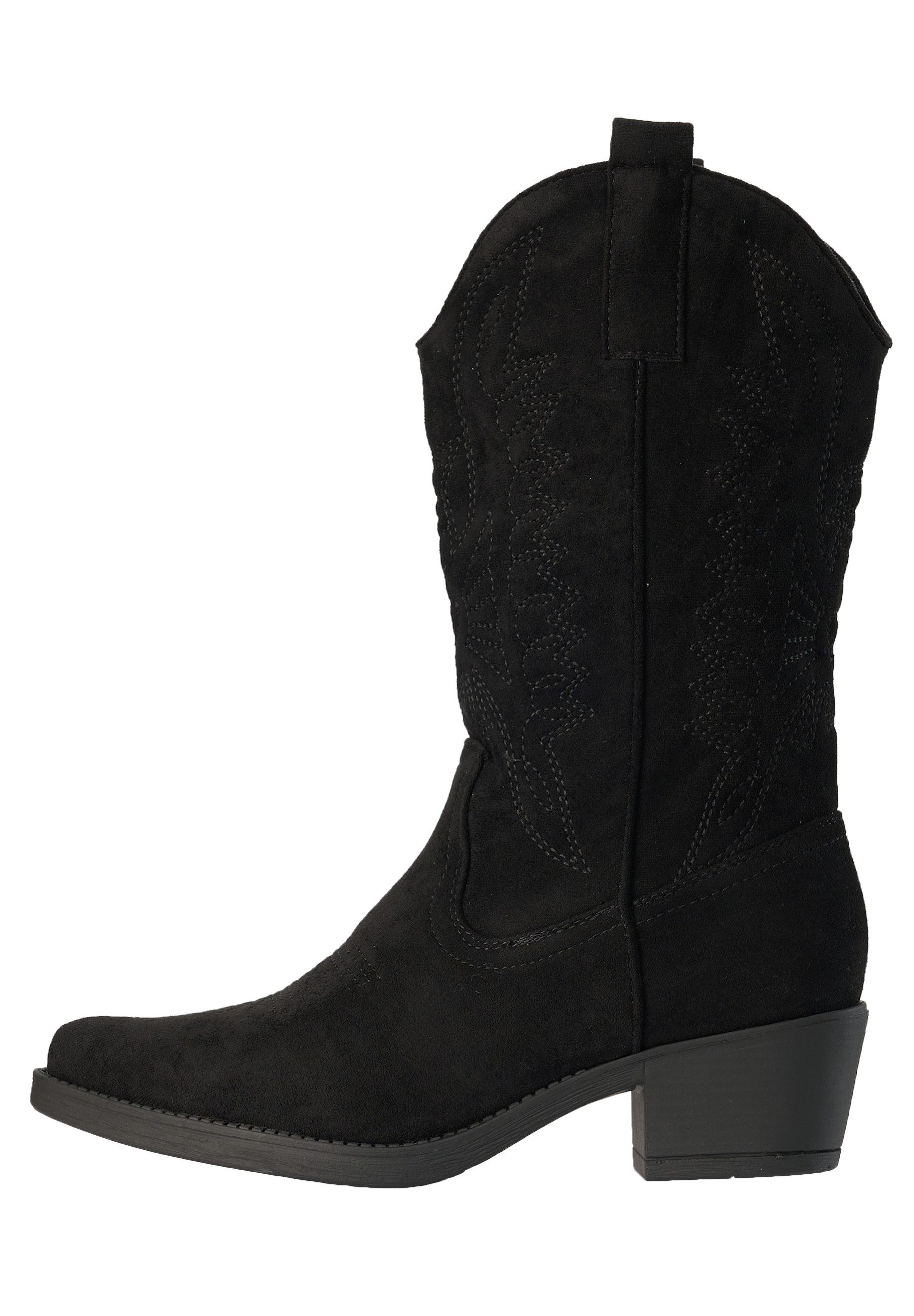 Salinyang Cowboy Boots Damen mit Stickerei & Blockabsatz Western Stiefel Cowboystiefel