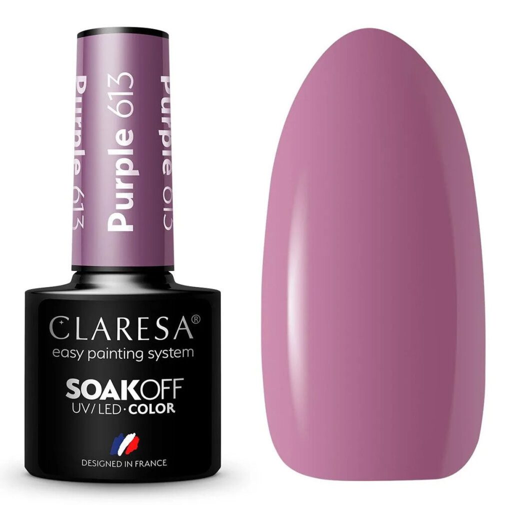Claresa Nagellack CLARESA Soak Off UV/LED Lila Hybridlack 613