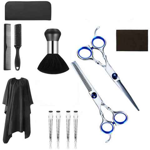 GelldG Haarschere Haarscheren-Set Haarschere Set Friseurscheren, (Set, 8-tlg., 8PCS), Haarschere und Modellierschere