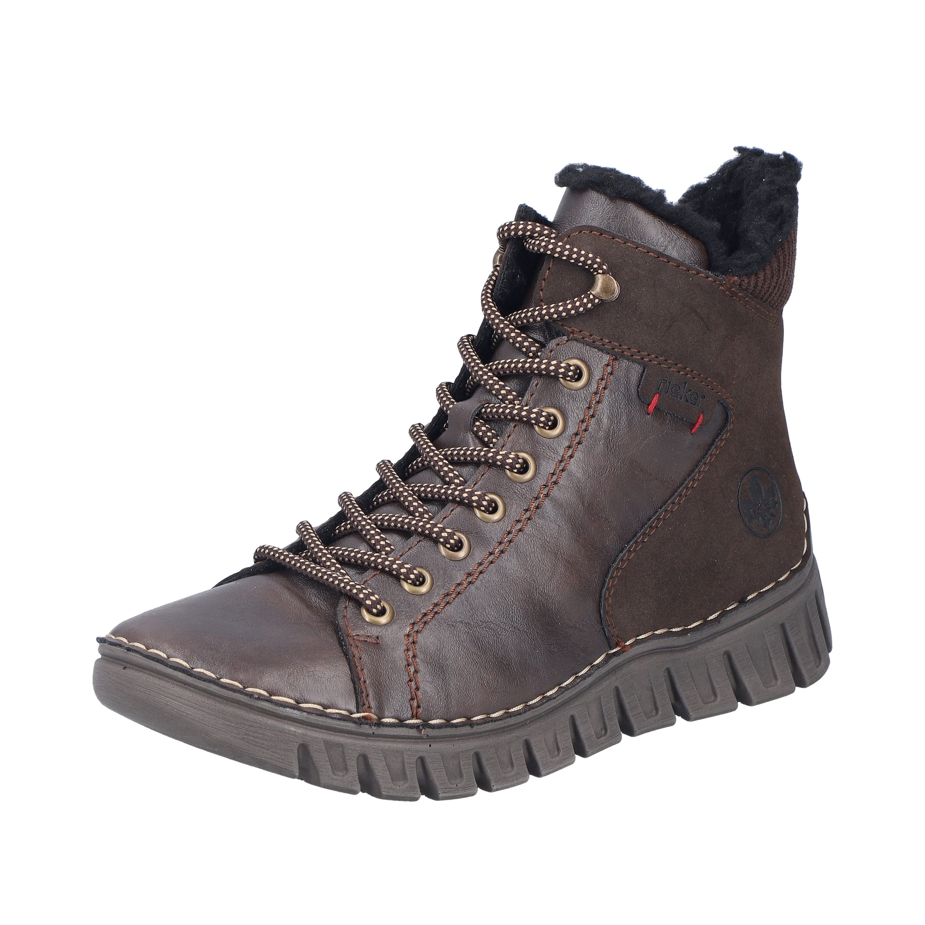 Rieker Winterboots Schnürboots, mit weichem Schaftrand