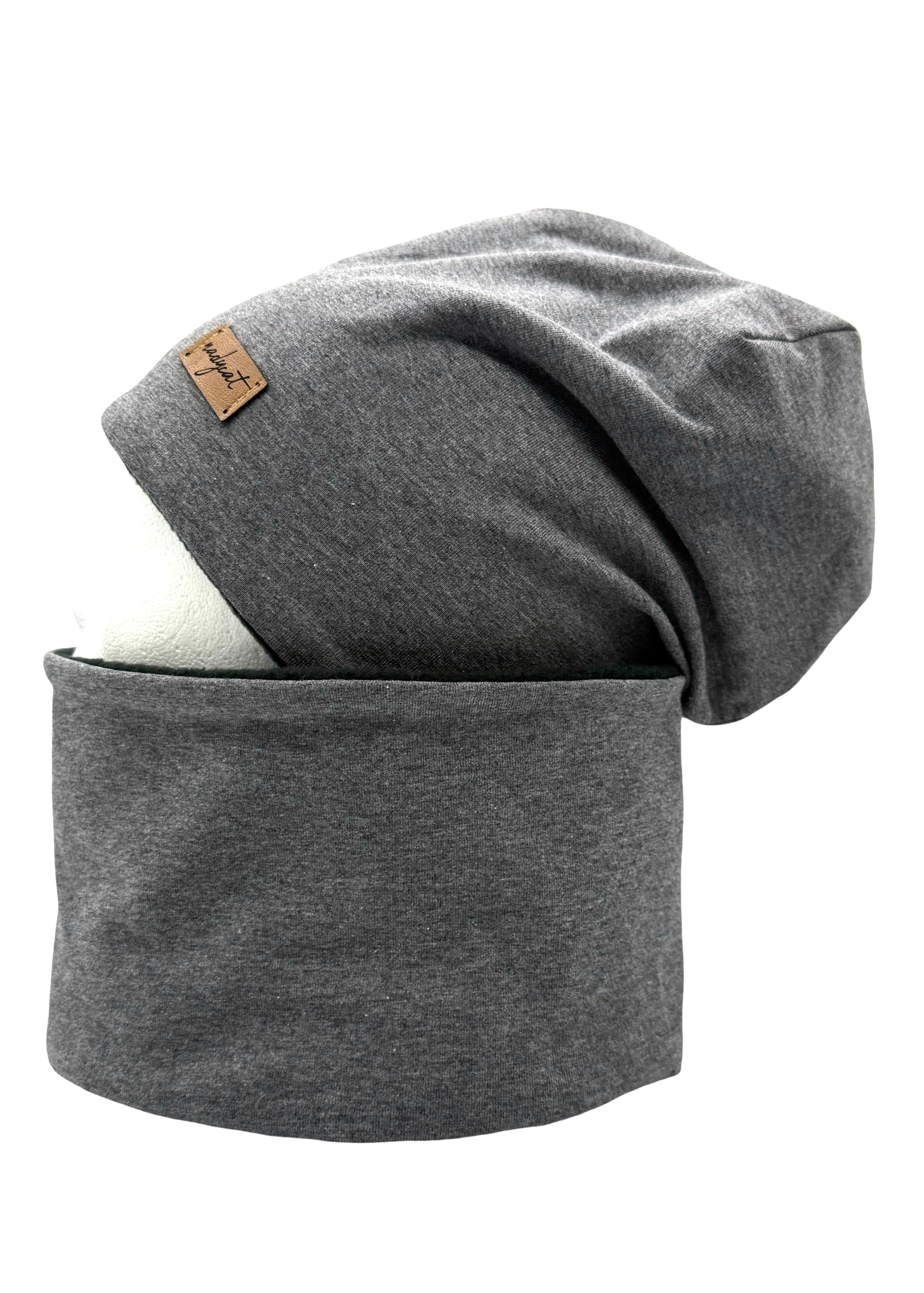 nadycat Beanie ANTHRAZIT meliert UNI (2-St., Beanie mit passendem Loop) han günstig online kaufen