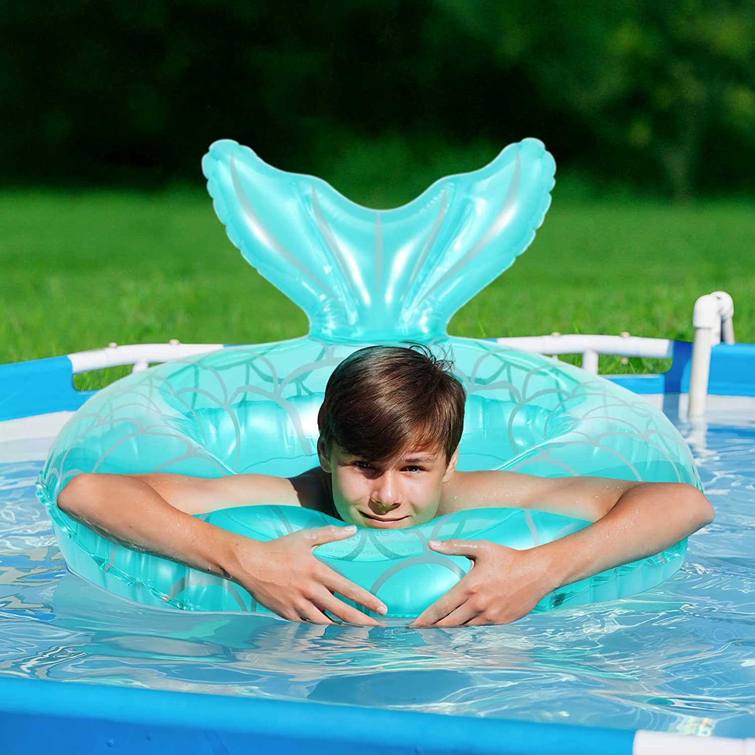 2stk Kinder Erwachsene Schwimmen Aufblasbar Schwimmarm Band Kreis Pool Armringes 