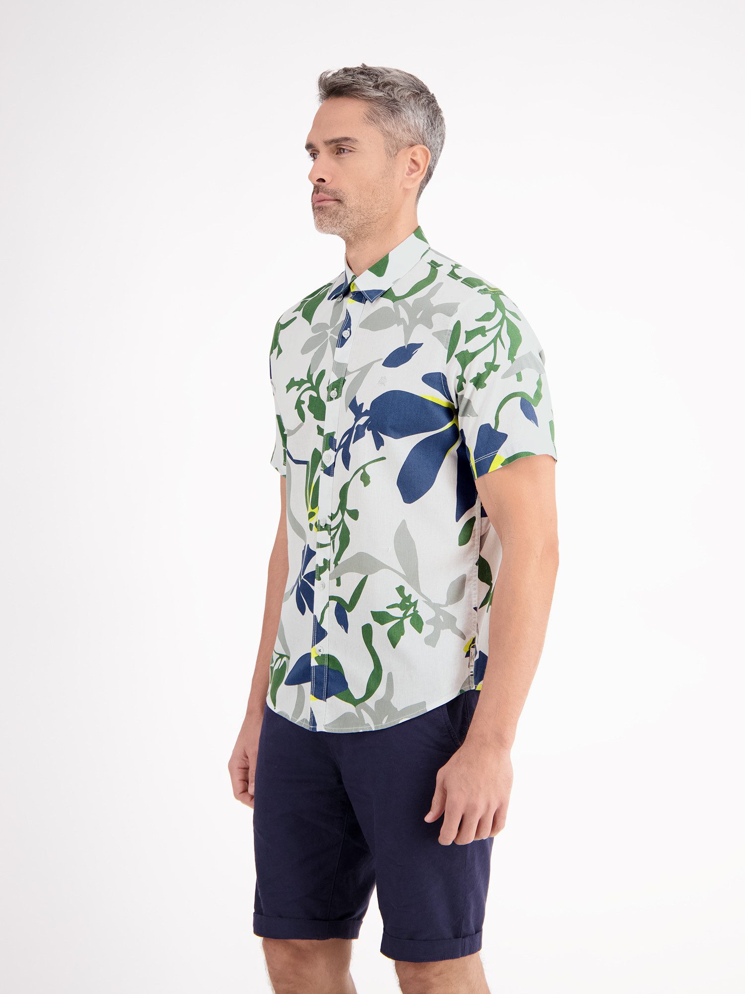 LERROS Kurzarmhemd Sommerhemd in Hawaiian-Style