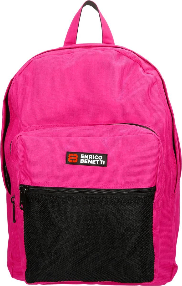 Enrico Benetti Cityrucksack Amsterdam 54233 - 15 Zoll Laptopfach - Fuchsia, mit Laptopfach