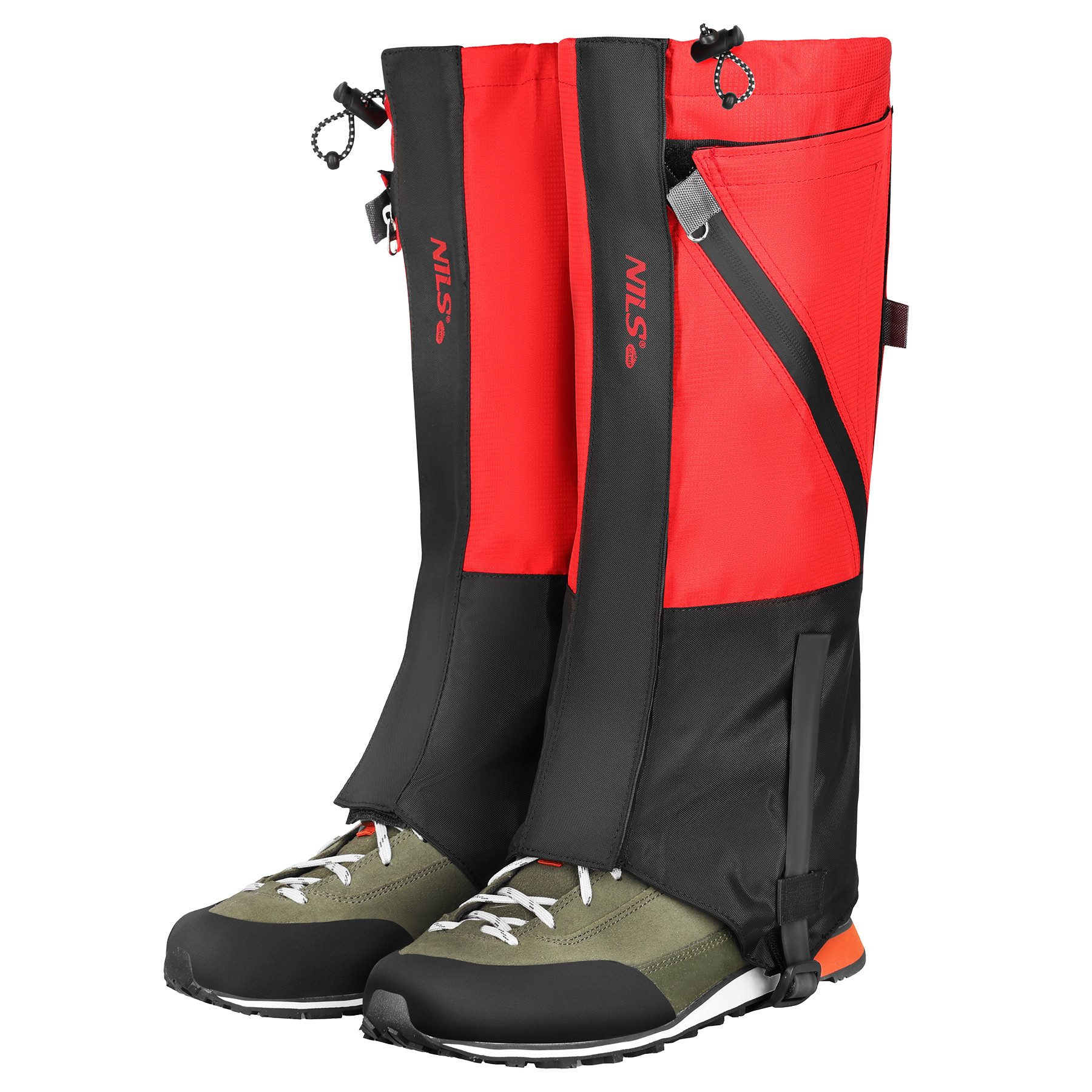 NILS CAMP Гетры Schuhüberzug Wandergamaschen Laufgamaschen, Praktischer Schutz vor Wasser, Schnee, Matsch und Sand