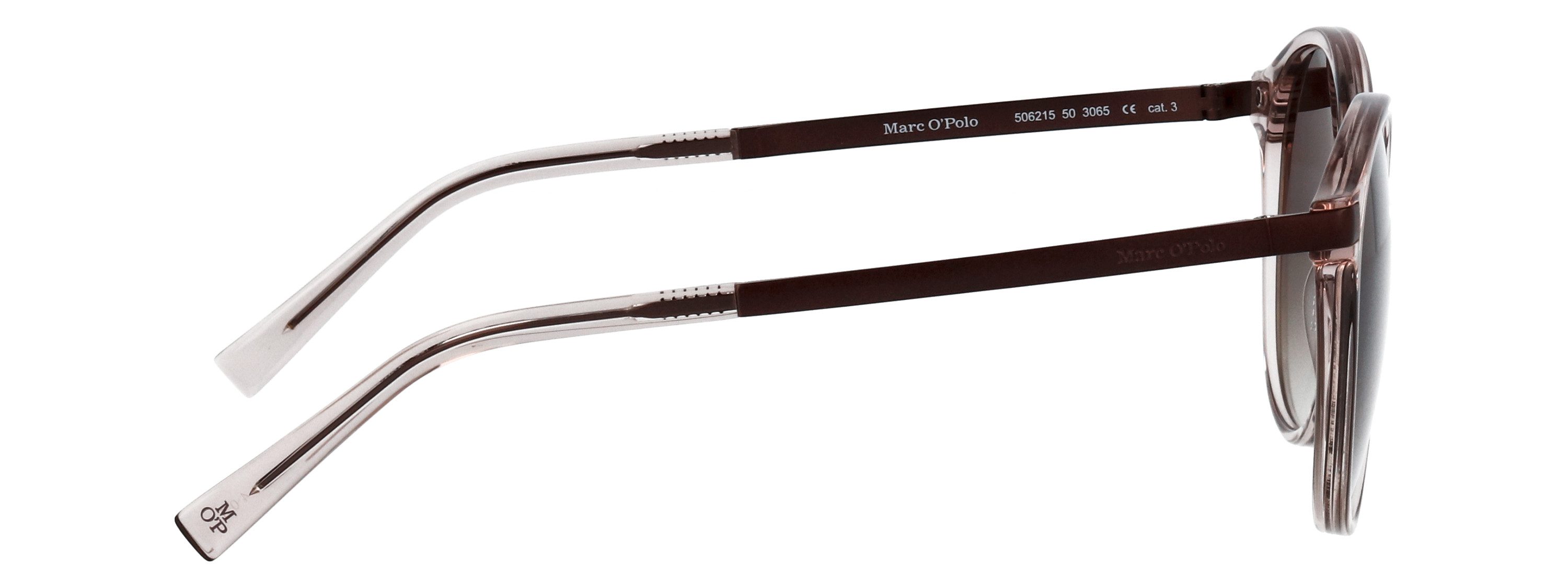 Marc O'Polo Sonnenbrille Modell 506215 Form Pilot, Logoschriftzug auf Bügel, Kombifassung
