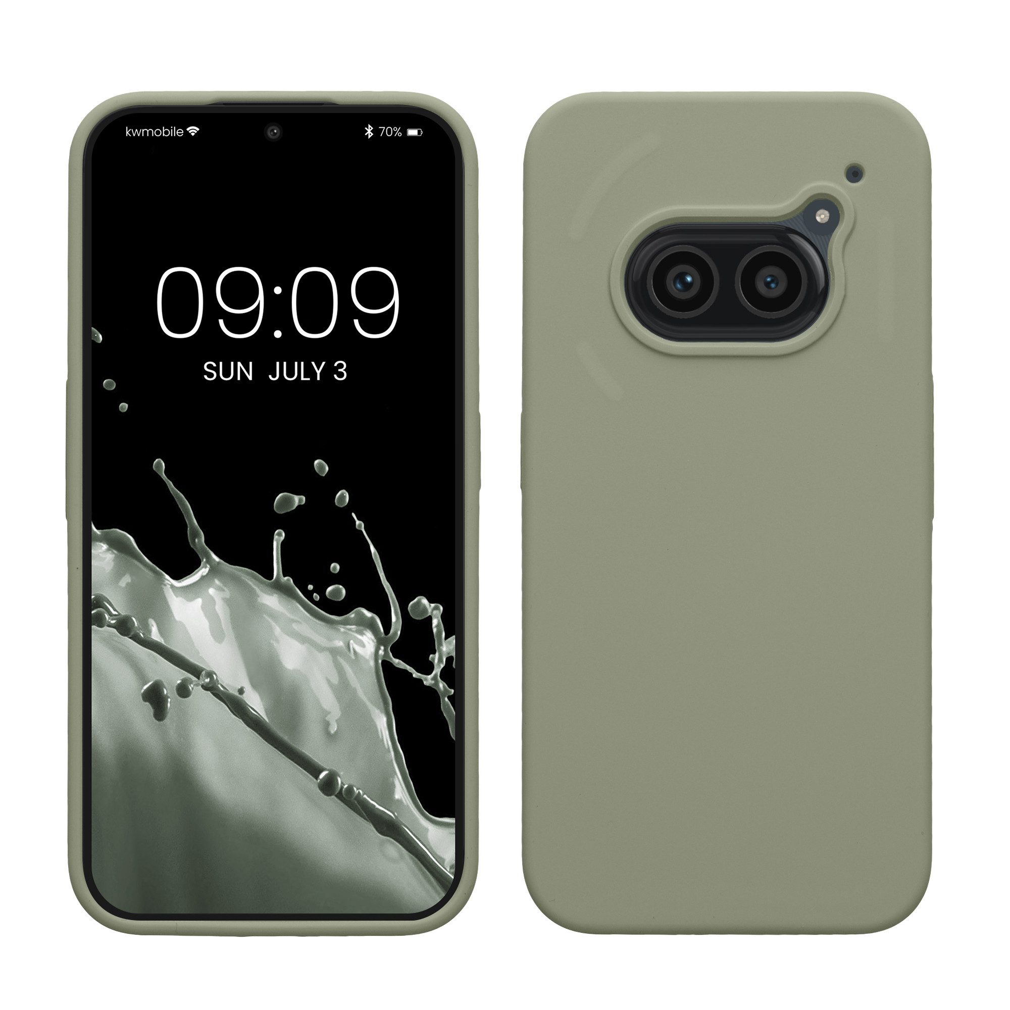 kwmobile Handyhülle Handyhülle für Nothing Phone 2a / Phone 2a Plus Hülle, Weiches Handy Silikon Case - Schutzhülle Cover