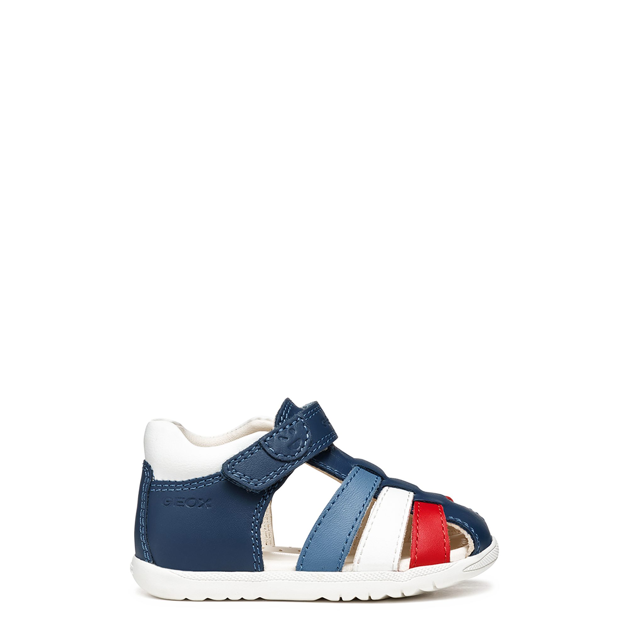 GEOX MACCHIA, Sandalen, Blau, kombiniert, Kinder Sandale
