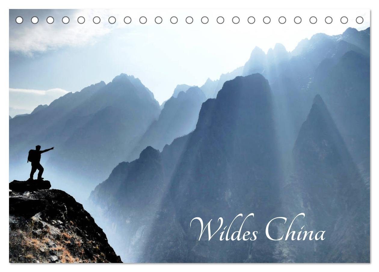 CALVENDO Wandkalender Wildes China (Tischkalender 2025 DIN A5 quer), CALVENDO Monatskalender