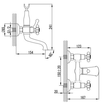 PaulGurkes Wannenarmatur PGQP27W-017