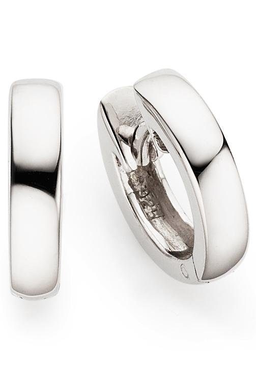 Bruno Banani Paar Creolen Schmuck Geschenk Silber 925 Ohrschmuck Ohrringe