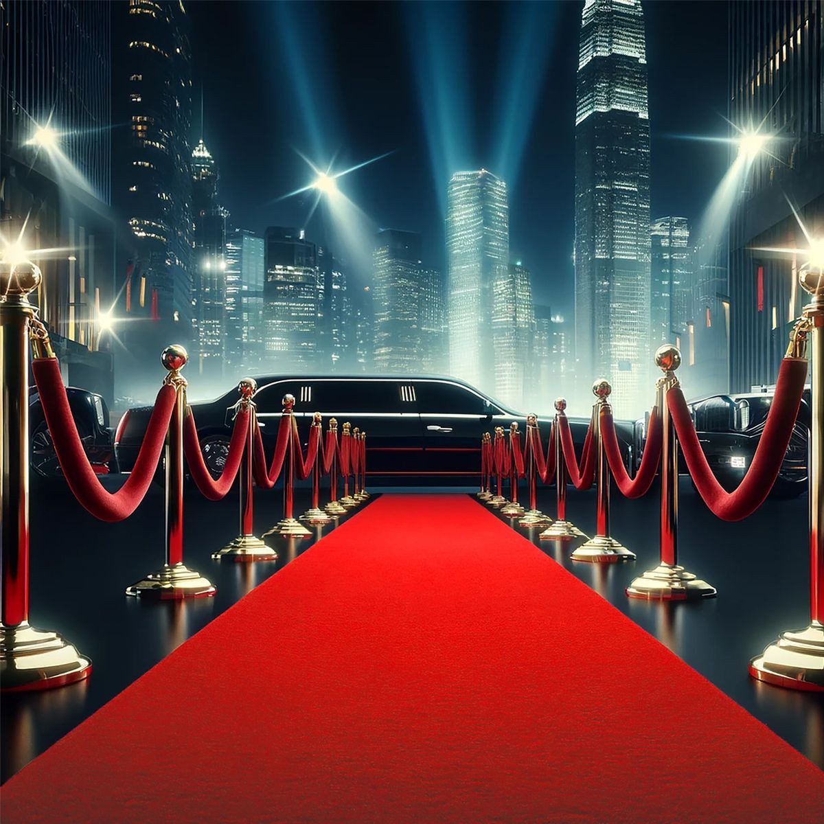 CHAKS Läufer Rot 1 x 15 m Vlies Party Hochzeit Geburtstag Zubehör Deko
