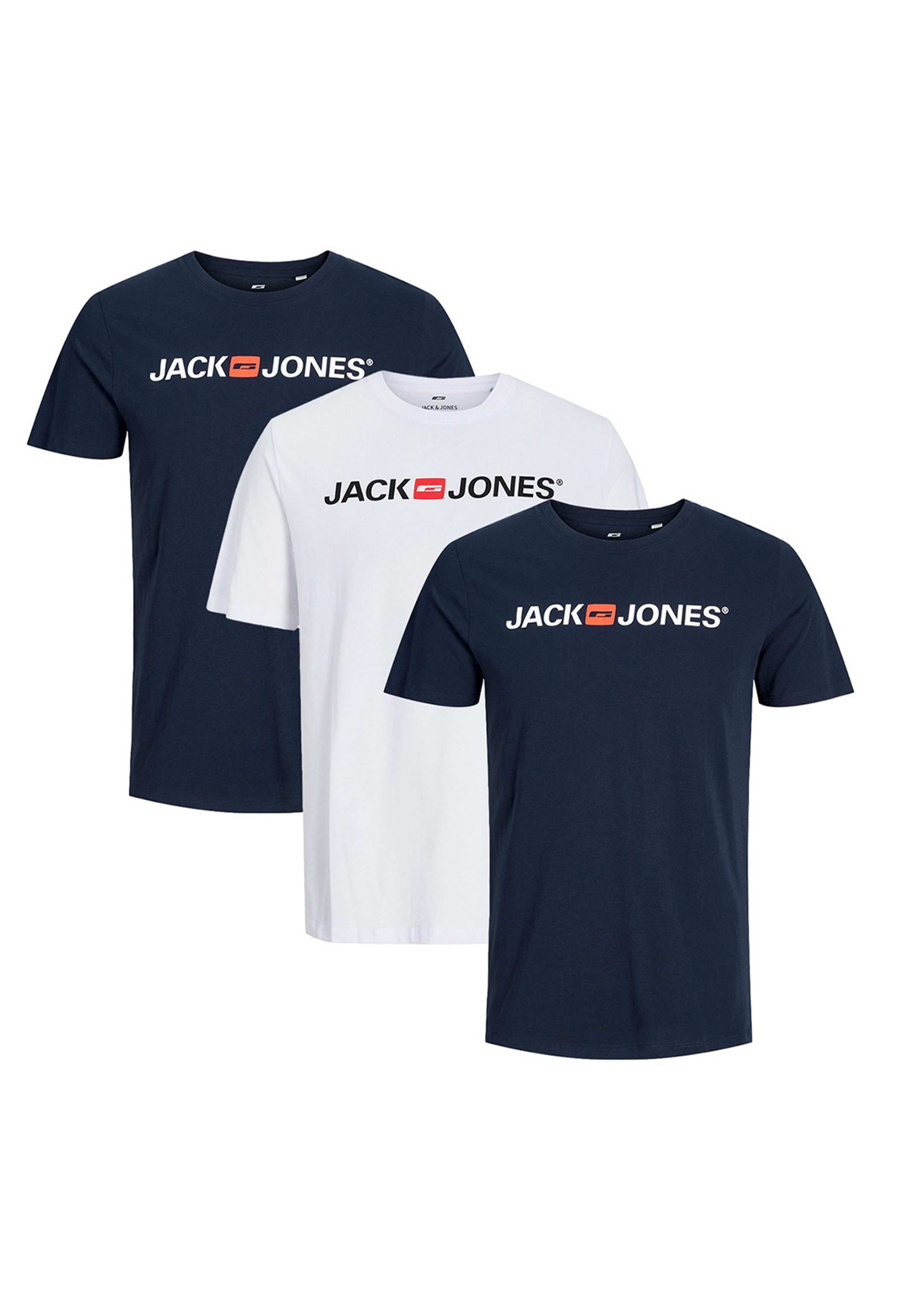 Jack & Jones T-Shirt 3er Pack günstig online kaufen